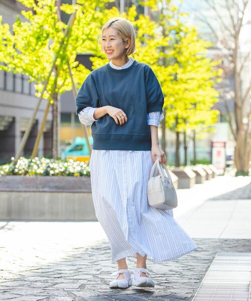 coen(コーエン)の「アミタテリブドルマンプルオーバー(Tシャツ/カットソー・レディース・ホワイト/ネイビー/オレンジ/ダークグレー・M/L)」の21枚目の写真