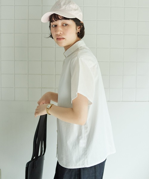 bulle de savon（ビュルデサボン）の「△itsumo　カド衿半袖シャツ（シャツ/ブラウス・レディース・ホワイト/その他・FREE）」の14枚目の写真