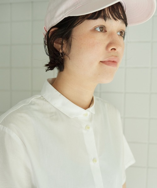 bulle de savon（ビュルデサボン）の「△itsumo　カド衿半袖シャツ（シャツ/ブラウス・レディース・ホワイト/その他・FREE）」の13枚目の写真