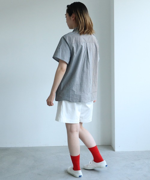 bulle de savon（ビュルデサボン）の「△itsumo　カド衿半袖シャツ（シャツ/ブラウス・レディース・ホワイト/その他・FREE）」の22枚目の写真