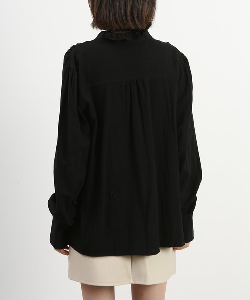 MAISON DE THERESE(メゾン ド テレーズ)の「コットンシャツ(シャツ/ブラウス・レディース・ホワイト/ブラック・MEDIUM/SMALL/LARGE)」の5枚目の写真