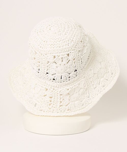 LOWRYS FARM（ローリーズファーム）の「スクエアガラペーパーハット　255570（ハット・レディース・ブラック/オフホワイト・FREE）」の20枚目の写真