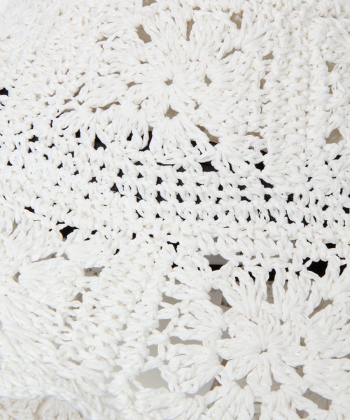 LOWRYS FARM（ローリーズファーム）の「スクエアガラペーパーハット　255570（ハット・レディース・ブラック/オフホワイト・FREE）」の9枚目の写真