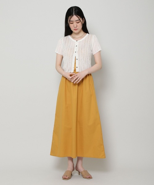 ALAND（エーランド）の「3.3Field Trip／BUTTON-UP T  2297678（カーディガン/ボレロ・レディース・ブラック/アイボリー・FREE）」の11枚目の写真