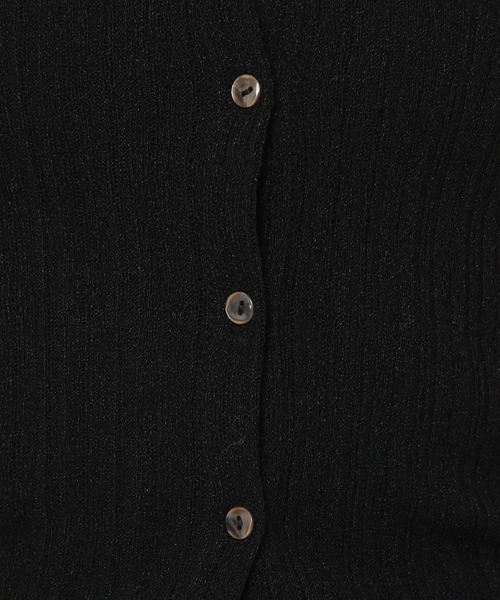 ALAND（エーランド）の「3.3Field Trip／BUTTON-UP T  2297678（カーディガン/ボレロ・レディース・ブラック/アイボリー・FREE）」の15枚目の写真