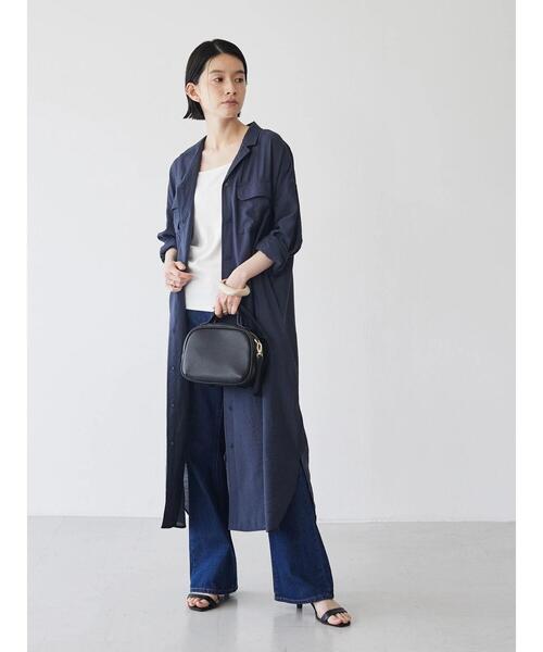 AMERICAN HOLIC（アメリカンホリック）の「ミニスクエアショルダー付ハンドルバッグ（ボストンバッグ・レディース・ブラック/グレイッシュベージュ/アイボリー・FREE）」の19枚目の写真