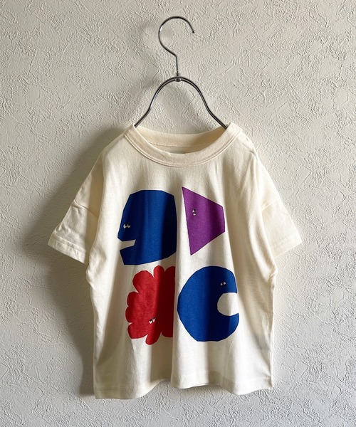 HOGAN RANCH WEAR（ホーガンランチウエア）の「イラストワイドTシャツ（kids/XS～LL）（Tシャツ/カットソー・キッズ・オフホワイト/イエロー/チャコール/ベージュ・LL/S/XS/L/M）」の2枚目の写真