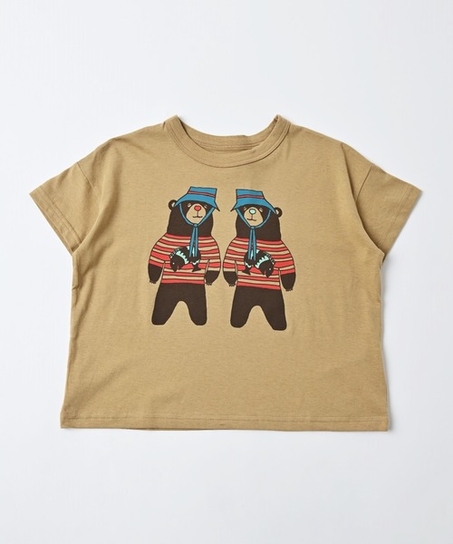 HOGAN RANCH WEAR（ホーガンランチウエア）の「イラストワイドTシャツ（kids/XS～LL）（Tシャツ/カットソー・キッズ・オフホワイト/イエロー/チャコール/ベージュ・LL/S/XS/L/M）」の13枚目の写真