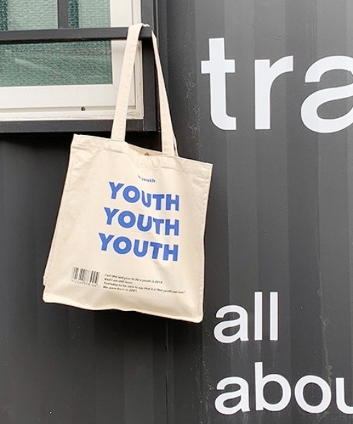 Mela(メラ)の「【YOUTH】トートバッグ(トートバッグ・レディース・アイボリー・S/M)」の19枚目の写真
