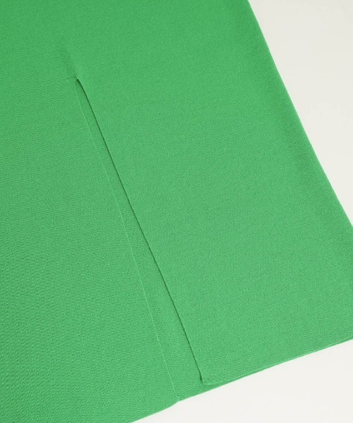 La-gemme（ラジェム）の「リブロングスカート（スカート・レディース・ブラック/ベージュ/レッド/イエロー/グリーン・M/L）」の21枚目の写真