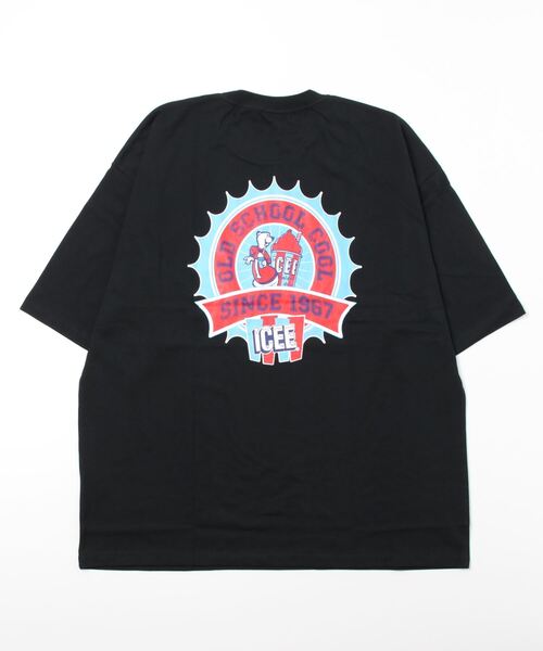 En serio TOKYO(エンソリオトーキョー)の「ICEE/アイシー 別注ビッグシルエット Tシャツ(Tシャツ/カットソー・メンズ・グリーン/ブラック/ホワイト・S/L/M)」の4枚目の写真