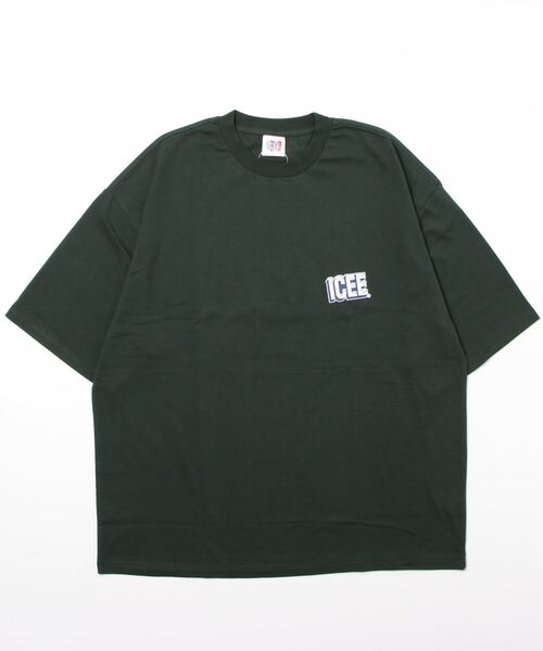 En serio TOKYO(エンソリオトーキョー)の「ICEE/アイシー 別注ビッグシルエット Tシャツ(Tシャツ/カットソー・メンズ・グリーン/ブラック/ホワイト・S/L/M)」の7枚目の写真