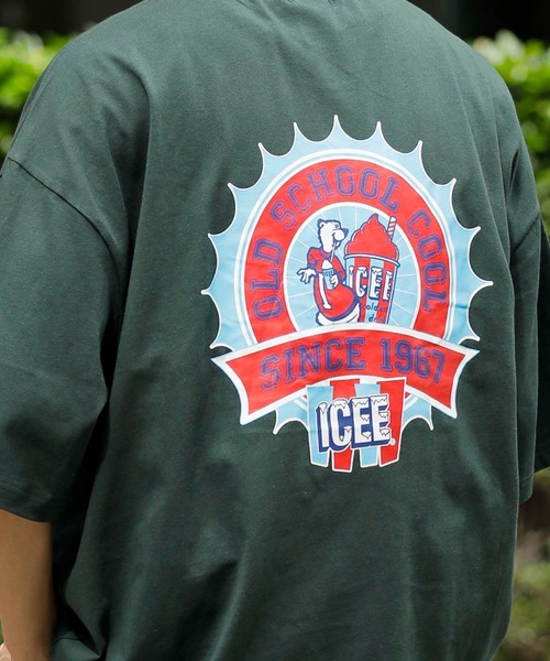 En serio TOKYO(エンソリオトーキョー)の「ICEE/アイシー 別注ビッグシルエット Tシャツ(Tシャツ/カットソー・メンズ・グリーン/ブラック/ホワイト・S/L/M)」の12枚目の写真