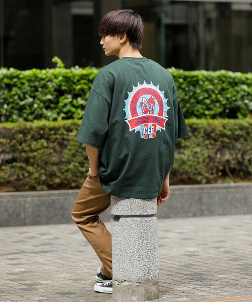 En serio TOKYO(エンソリオトーキョー)の「ICEE/アイシー 別注ビッグシルエット Tシャツ(Tシャツ/カットソー・メンズ・グリーン/ブラック/ホワイト・S/L/M)」の11枚目の写真