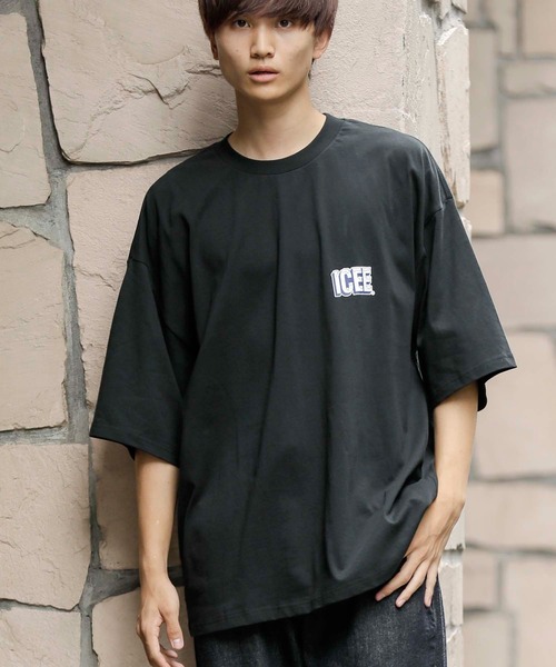En serio TOKYO(エンソリオトーキョー)の「ICEE/アイシー 別注ビッグシルエット Tシャツ(Tシャツ/カットソー・メンズ・グリーン/ブラック/ホワイト・S/L/M)」の16枚目の写真
