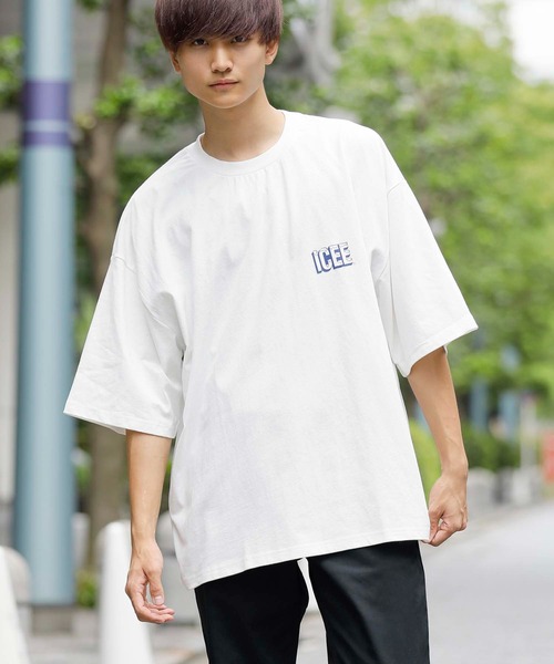 En serio TOKYO(エンソリオトーキョー)の「ICEE/アイシー 別注ビッグシルエット Tシャツ(Tシャツ/カットソー・メンズ・グリーン/ブラック/ホワイト・S/L/M)」の13枚目の写真