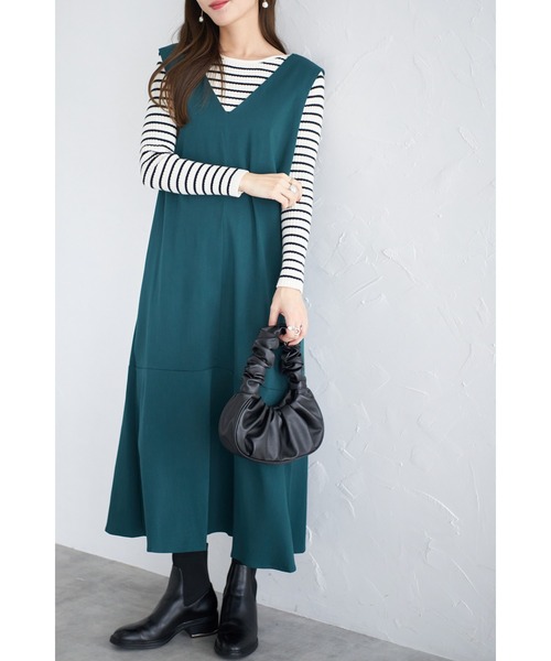 ZOZO限定】前後2WAYストリングマーメイドジャンパースカート