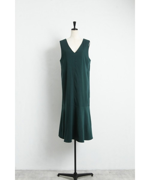 &. NOSTALGIA（アンドドットノスタルジア）の「【ZOZO限定】前後2WAYストリングマーメイドジャンパースカート（ジャンパースカート・レディース・ブラック/グリーン/アイボリー/ブラック系その他/インディゴブルー・FREE）」の12枚目の写真