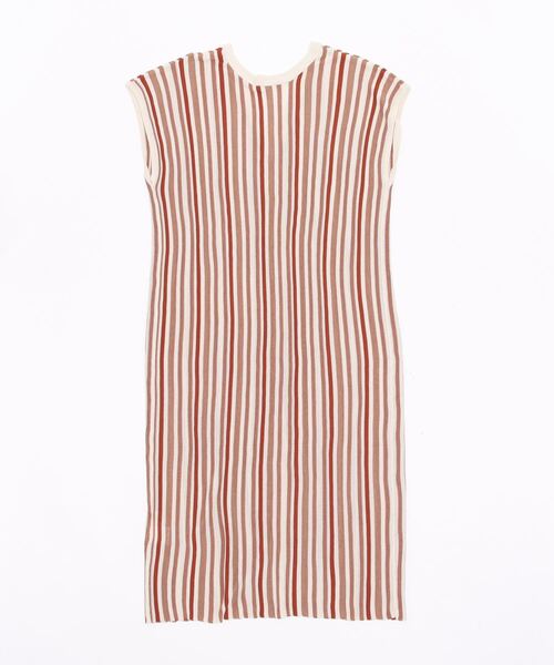 TRUNC（トランクエイティーエイト）の「Random Stripe Twoway Gilet（ベスト・レディース・グリーン/オレンジ/アイボリー/ブラック・FREE）」の20枚目の写真