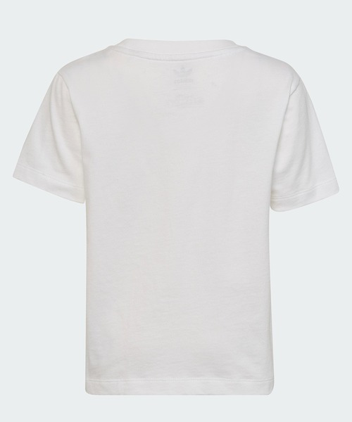 adidas(アディダス)の「グラフィックロゴ ショーツ & Tシャツセットアップ / アディダスオリジナルス(キッズ/子供用)(ジャージ・キッズ・ホワイト・100/110/120/130)」の5枚目の写真