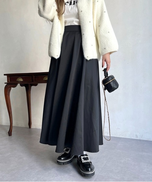 prose verse（プロズヴェール）の「ロングフレアスカート（スカート・レディース・ブラック/ベージュ/カーキ/ベージュ系その他・ﾌﾘ-）」の17枚目の写真