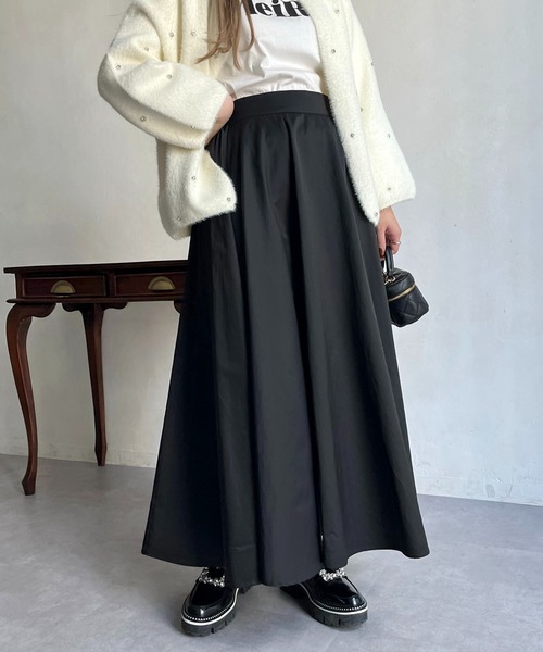prose verse（プロズヴェール）の「ロングフレアスカート（スカート・レディース・ブラック/ベージュ/カーキ/ベージュ系その他・ﾌﾘ-）」の18枚目の写真