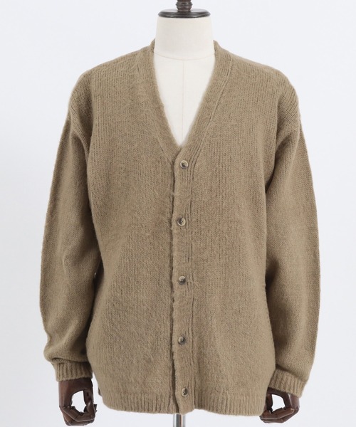 CAMBIO（カンビオ）の「mcg3097-モヘア調シャギーカーディガン（カーディガン/ボレロ・メンズ・ネイビー/ベージュ/グレー/ピンク/グリーン・M/L/LL）」の22枚目の写真