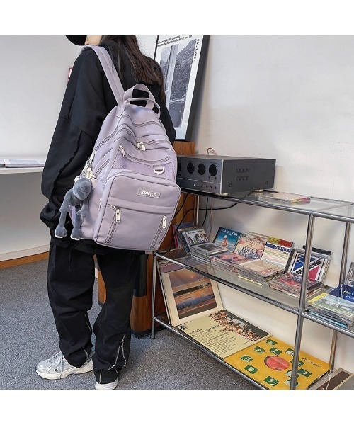 mushwear(マッシュウェア)の「『mushwear/マッシュウェア』KDリュック(バックパック/リュック・メンズ・レッド/ホワイト/パープル/ブラック/ベージュ・FREE)」の7枚目の写真