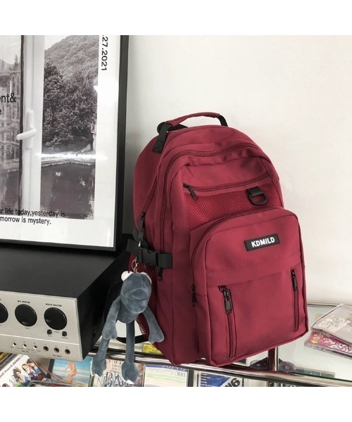 mushwear(マッシュウェア)の「『mushwear/マッシュウェア』KDリュック(バックパック/リュック・メンズ・レッド/ホワイト/パープル/ブラック/ベージュ・FREE)」の11枚目の写真