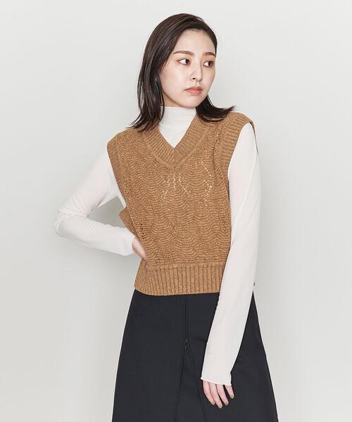 ASTRAET（アストラット）の「＜ASTRAET＞W/MO/N GARA Vネック