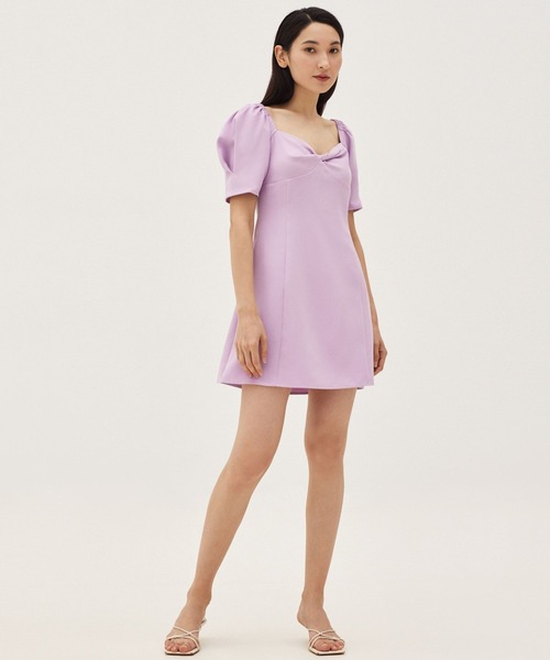 Love,Bonito（ラブボニート）の「シャイ パフスリーブ ビスチェ ドレス（ワンピース・レディース・ピンク・SMALL/LARGE/MEDIUM）」の2枚目の写真