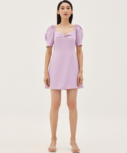 Love,Bonito（ラブボニート）の「シャイ パフスリーブ ビスチェ ドレス（ワンピース・レディース・ピンク・SMALL/LARGE/MEDIUM）」の3枚目の写真