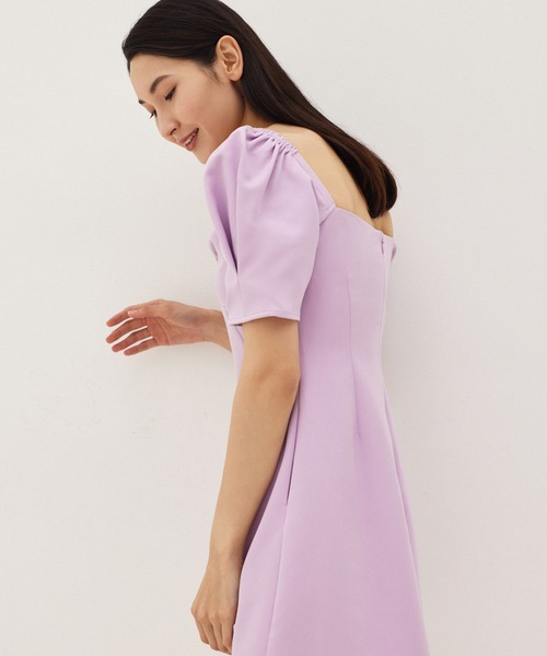 Love,Bonito（ラブボニート）の「シャイ パフスリーブ ビスチェ ドレス（ワンピース・レディース・ピンク・SMALL/LARGE/MEDIUM）」の4枚目の写真