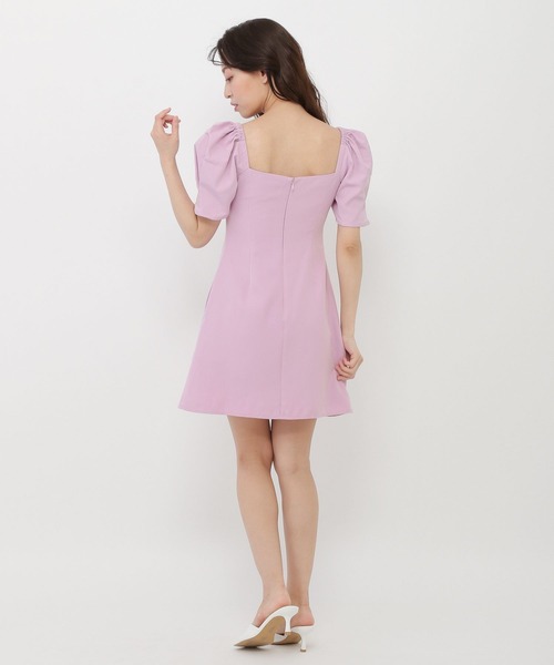 Love,Bonito（ラブボニート）の「シャイ パフスリーブ ビスチェ ドレス（ワンピース・レディース・ピンク・SMALL/LARGE/MEDIUM）」の9枚目の写真