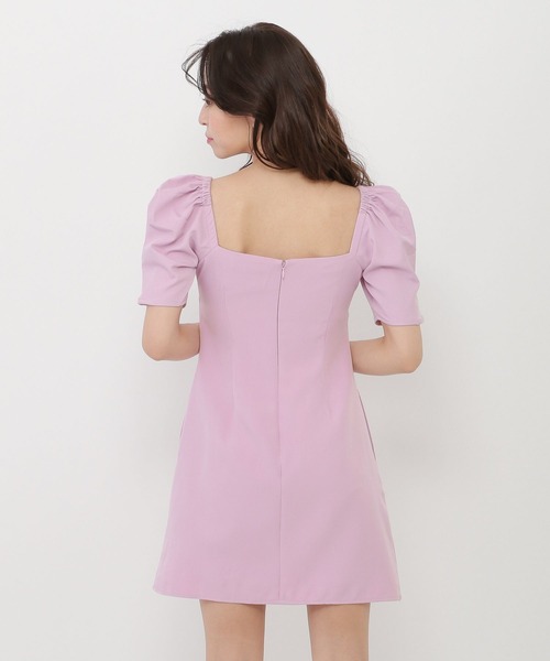 Love,Bonito（ラブボニート）の「シャイ パフスリーブ ビスチェ ドレス（ワンピース・レディース・ピンク・SMALL/LARGE/MEDIUM）」の10枚目の写真