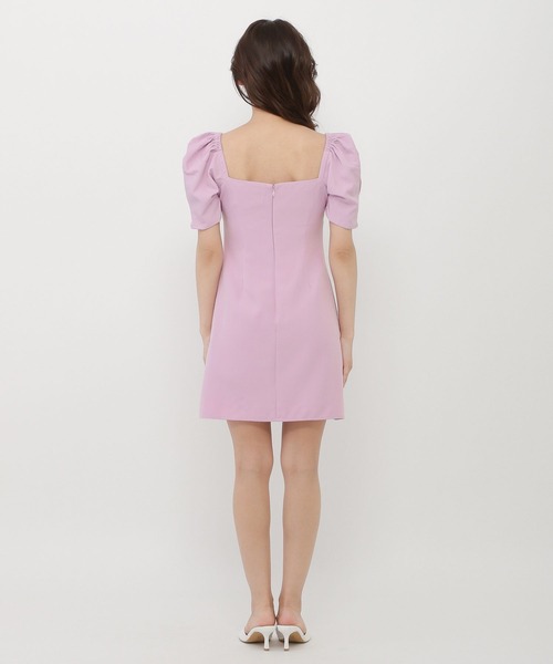 Love,Bonito（ラブボニート）の「シャイ パフスリーブ ビスチェ ドレス（ワンピース・レディース・ピンク・SMALL/LARGE/MEDIUM）」の13枚目の写真