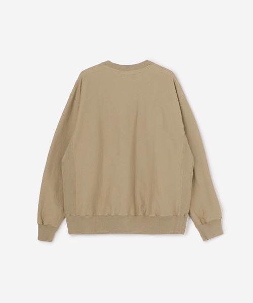 UNFIL（アンフィル）の「unfil | コットンフリース スウェットプルオーバー MEN（スウェット・メンズ・ブラウン/Nat・3/4）」の12枚目の写真