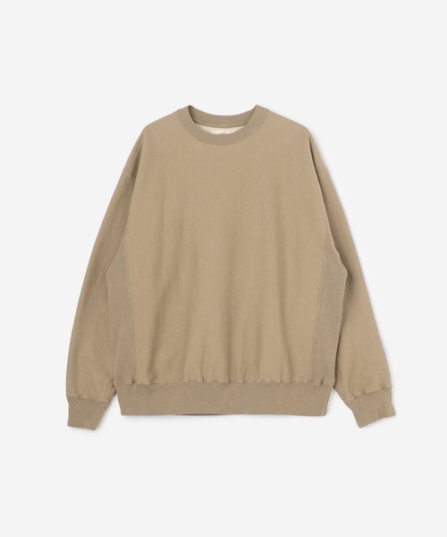 UNFIL（アンフィル）の「unfil | コットンフリース スウェットプルオーバー MEN（スウェット・メンズ・ブラウン/Nat・3/4）」の11枚目の写真