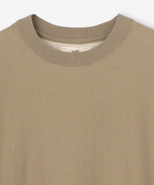 UNFIL（アンフィル）の「unfil | コットンフリース スウェットプルオーバー MEN（スウェット・メンズ・ブラウン/Nat・3/4）」の13枚目の写真