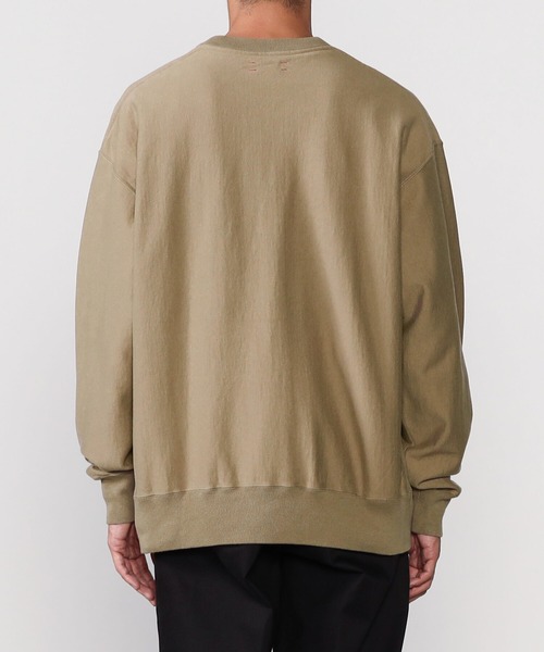 UNFIL（アンフィル）の「unfil | コットンフリース スウェットプルオーバー MEN（スウェット・メンズ・ブラウン/Nat・3/4）」の10枚目の写真