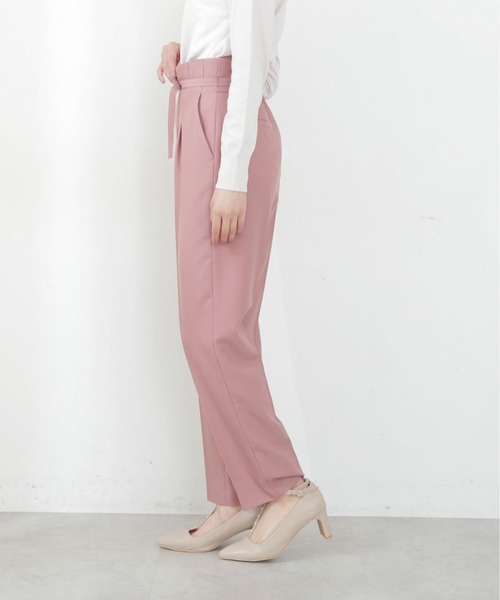 PROPORTION BODY DRESSING(プロポーションボディドレッシング)の「ハイウエストテーパードパンツ / 1212230901(その他パンツ・レディース・ベージュ/ライトグリーン/ピンク系その他・MEDIUM/SMALL)」の9枚目の写真