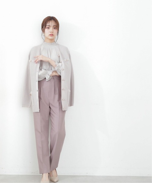 PROPORTION BODY DRESSING(プロポーションボディドレッシング)の「ハイウエストテーパードパンツ / 1212230901(その他パンツ・レディース・ベージュ/ライトグリーン/ピンク系その他・MEDIUM/SMALL)」の19枚目の写真