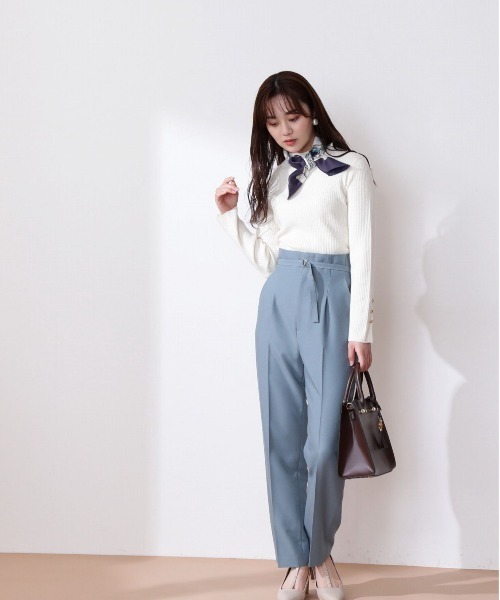 PROPORTION BODY DRESSING(プロポーションボディドレッシング)の「ハイウエストテーパードパンツ / 1212230901(その他パンツ・レディース・ベージュ/ライトグリーン/ピンク系その他・MEDIUM/SMALL)」の21枚目の写真