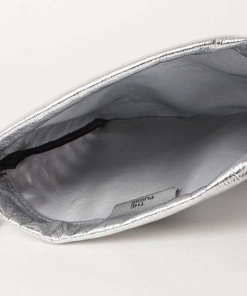 THE PURSE(ザパース )の「THE PURSE(ザパース)TULLE DRAWSTRING BAG/キンチャクバッグ(ショルダーバッグ・レディース・シルバー・F)」の3枚目の写真