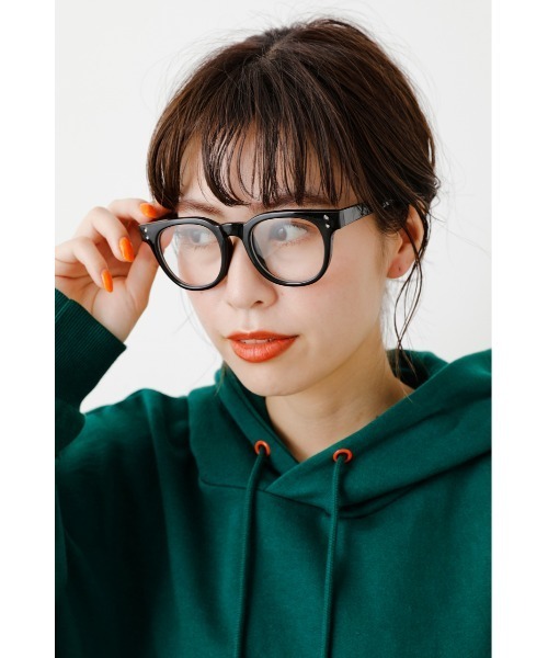 RODEO CROWNS WIDE BOWL(ロデオクラウンズワイドボウル)の「ROUND PI GLASSES(メガネ・レディース・ライトイエロー/ブラック・FREE)」の7枚目の写真