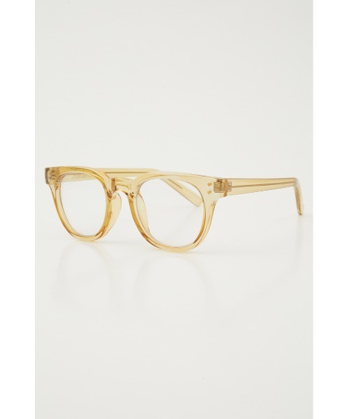 RODEO CROWNS WIDE BOWL(ロデオクラウンズワイドボウル)の「ROUND PI GLASSES(メガネ・レディース・ライトイエロー/ブラック・FREE)」の9枚目の写真