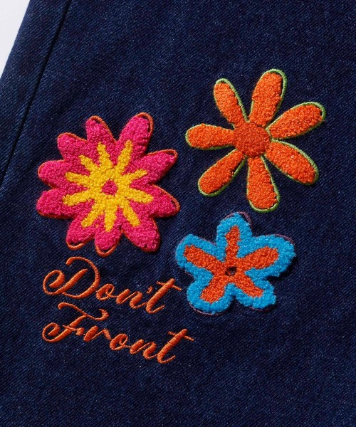 エクストララージ　刺繍デニムパンツ　サイズ34　FLOWER　X LARGE エクストララージ 刺繍デニムパンツ サイズ34 FLOWER X LARGE