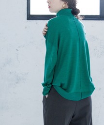 OPAQUE.CLIP | ラネリアウール 配色ラインデザインタートルネックニット【WEB限定カラー】(ニット/セーター)