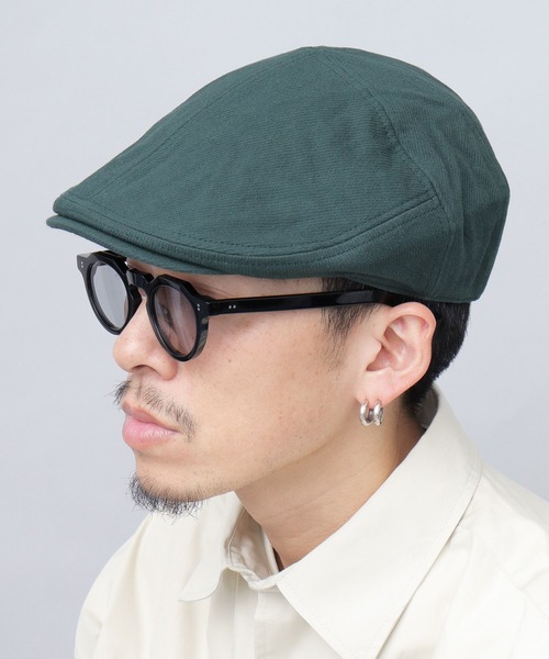 Basiquenti（ベーシックエンティ）の「ヘヴィーツイル パネル切り替え ハンチング（ハンチング/ベレー帽・メンズ・ブラック/ベージュ/ブラウン/グリーン・FREE）」の8枚目の写真