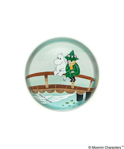 セール】MOOMIN ムーミン ガラスペーパーウェイト クリア